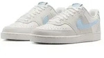 Sneaker NIKE SPORTSWEAR "W COURT VISION LO", Damen, Gr. 40,5, phantom, psychic blau,