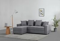 Ecksofa "KILLAM, 217 cm, L-Form, mit Schlaffunktion u. Bettkasten" Recamiere...