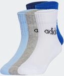 Funktionssocken ADIDAS PERFORMANCE "KIDS LINEAR ANKLE, 5 PAAR", Jungen, Gr. XS
