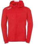 Trainingsjacke KEMPA "Trainingsjacke PLAYER HOOD JACKET Kids", M&auml;dchen, Gr. 128, rot