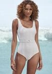 Badeanzug SUNSEEKER "Loretta", Damen, Gr. 44, Cup B, wei&szlig;, Polyamid,...