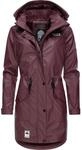 Outdoorjacke NAVAHOO "Deike", Damen, Gr. XS (34), rot (weinrot), Oberstoff: 50%