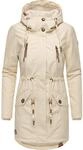 Ragwear Wintermantel "Elsie" stylischer Winterparka mit Kapuze und Teddyfleece