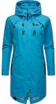 Jerseymantel RAGWEAR "Rejany", Damen, Gr. XS (34), blau (hellblau), Obermaterial: