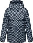 Steppjacke RAGWEAR "Wikesh Print", Damen, Gr. XS (34), blau (hellblau), Obermaterial: