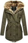 Navahoo Winterjacke "Diamond" Designer Winterjacke mit Teddyfell gef&uuml;ttert
