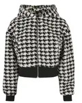 URBAN CLASSICS Allwetterjacke "Urban Classics Damen Ladies Short Oversized AOP Sherpa