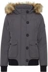 Winterjacke OXMO "Winterjacke OXAcila", Damen, Gr. L, grau (iron gate), Obermaterial: