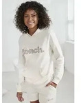 Kapuzensweatshirt BENCH. LOUNGEWEAR, Damen, Gr. 40/42, beige (sand), Interlock,