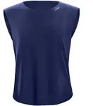Tanktop WINSHAPE "AET114LS", Damen, Gr. XS, blau (dunkelblau), 85% Polyester, 15%