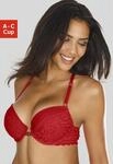 Vivance Push-up-BH mit Spitze in Leo-Optik mit Neckholder-Tr&auml;ger, Dessous