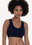 Bralette ANITA "Bralette Essentials Lace", Damen, Gr. XXL, N-Gr, blau (maritim blau),