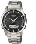 Funkchronograph CASIO FUNK, silber (silberfarben, schwarz, silberfarben),