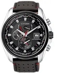 Funk-Multifunktionsuhr CITIZEN, schwarz (schwarz, schwarz), Armbanduhren, Herren,