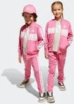 Trainingsanzug ADIDAS SPORTSWEAR "LK 3S TIB TS", Jungen, Gr. 128, rosa (pink fusion,