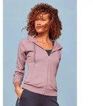 Trainingsjacke LASCANA ACTIVE, Damen, Gr. XS (32/34), rosa (altrosa), Interlock,