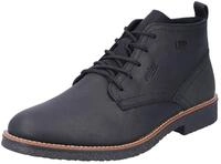 Winterstiefelette RIEKER, Herren, Gr. 40, schwarz, Leder, Lederimitat, unifarben,