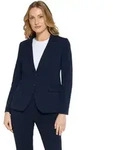 Betty&Co Longblazer "Damen mit Taschen" Druckfutter