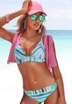 Venice Beach Triangel-Bikini aus Piqu&eacute;-Qualit&auml;t