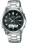 Funkchronograph CASIO FUNK "LCW-M100DSE-1AER", silber (silberfarben), Armbanduhren,