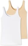 uncover by SCHIESSER Tr&auml;gertop "Uncover Cotton" 2er Pack, tiefer Rundhalsausschnitt,