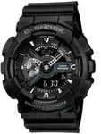 Chronograph CASIO G-SHOCK, schwarz (schwarz, rauchblau), Armbanduhren, Herren,