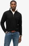 Superdry Sweatshirt "ESSENTIAL LOGO HENLEY", aus Baumwolle und Polyester, Loose Fit,