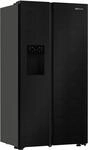 BAUKNECHT Side-by-Side "SBS IW E90 Black" 179 cm hoch 91 cm breit Wasser- &