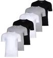 T-Shirt BOSS "T-Shirt T-ShirtVN 3P Classic 6er Pack", Herren, Gr. L, bunt (wei&szlig;,