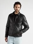 Lederjacke JCC "Luca", Herren, Gr. 50, schwarz, Obermaterial: 100% Lammnappa. Futter: