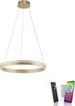 LED Pendelleuchte "Q-VITO", messingfarben matt, 1, &Oslash; 59cm, 1 Stk., NEUHAUS Q SMART
