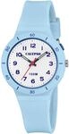 Quarzuhr CALYPSO WATCHES "Sweet Time", blau (hellblau), Armbanduhren, Kinder,