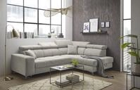 ED EXCITING DESIGN Ecksofa "Sydney L-Form" mit Bettfunktion, Bettkasten,