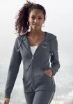 H.I.S Kapuzensweatjacke mit seitlichem Piping und kleiner Markenstickerei,...