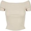 URBAN CLASSICS T-Shirt "Urban Classics Damen Ladies Off Shoulder Rib Tee" 1