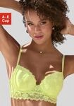 Vivance Push-up-BH "Julia" aus Jacquardspitze in leichter Longform, sexy Dessous