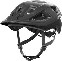 Fahrradhelm ABUS "Aduro 3.0 LED" Gr. L, schwarz (schwarz (velvet schwarz)), Helme, L