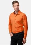 Langarmhemd RUSTY NEAL, Herren, Gr. M, EURO-Gr&ouml;&szlig;en, orange, 60% Baumwolle, 37%