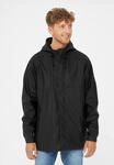 Regenjacke DERBE "Passby_plain", Herren, Gr. S, schwarz (jet schwarz), Obermaterial: