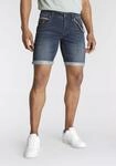 Bruno Banani Jeansshorts Set, mit Band, 2 tlg. bequemer Sitz, gerade Beinform,...