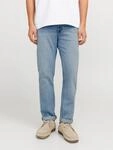 Jack & Jones Regular-fit-Jeans "JJICLARK im Used-Look, Stretchkomfort und niedrige