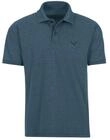 Poloshirt TRIGEMA "TRIGEMA Poloshirt DELUXE Piqu&eacute;", Damen, Gr. S, blau (jeans,