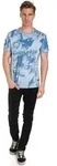 T-Shirt RUSTY NEAL, Herren, Gr. S, blau (hellblau), 100% Baumwolle, bedruckt, normal,