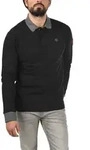 Langarm-Poloshirt BLEND "Langarm-Poloshirt BHRalle", Herren, Gr. L, schwarz,