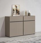 OTTO home Sideboard "Cross,Breite 119,5 cm, moderne grifflose Kommode,2 T&uuml;ren/2