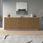 Home affaire Sideboard "Vega Sideboard,Kommode,220 cm" mit 4 T&uuml;ren und 3
