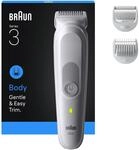 Braun Haarschneider "Bodygroomer BG3530" Extra Hautschutz, 80 Min Akkulaufzeit,