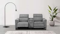OTTO home 2-Sitzer "LUND Cord, Relaxfunktion, TV-Sessel, manuell/elektrisch (USB-A)"