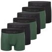 Boxershorts CAMANO "6er Pack", Herren, Gr. S, gr&uuml;n (sycamore gr&uuml;n), 95% Baumwolle,