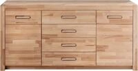 MCA living Sideboard "Fenja" 1 Stk. tlg. Massivholz, 4 Schubk&auml;sten, 2 T&uuml;ren